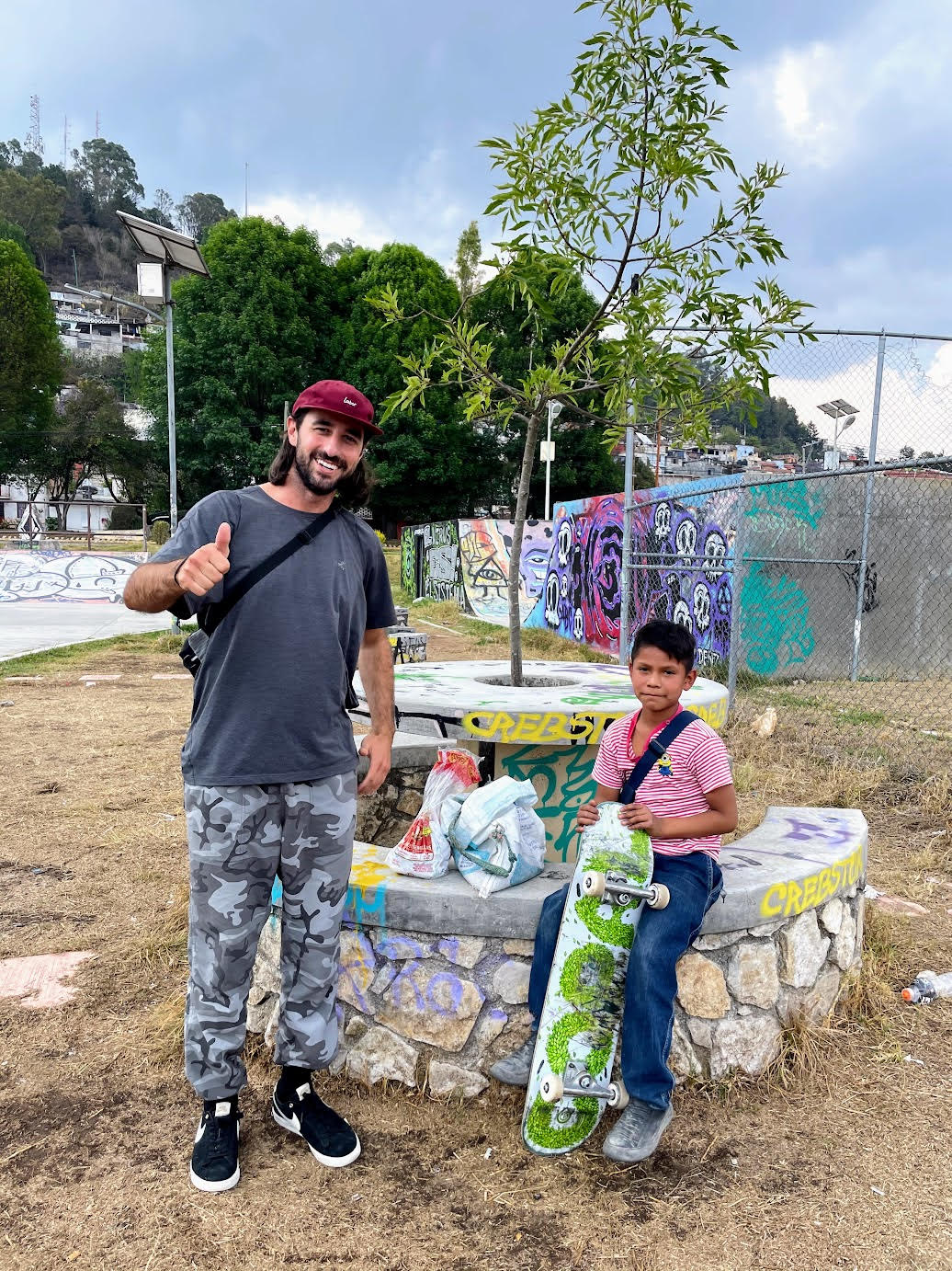 A skateboard is the best thing you can take with you on travel adventures